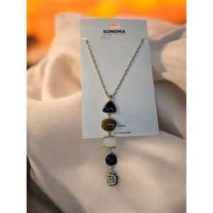 Sonoma NWT Multistone Vertical Necklace